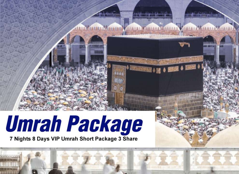 Vip Umrah Short Package 3 Share